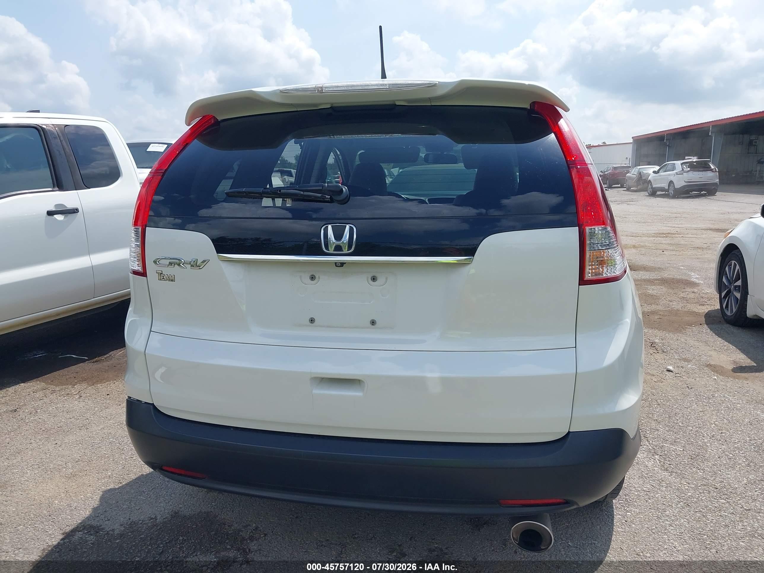 2014 Honda Cr-v Ex-l White vin: 5J6RM3H72EL028252
