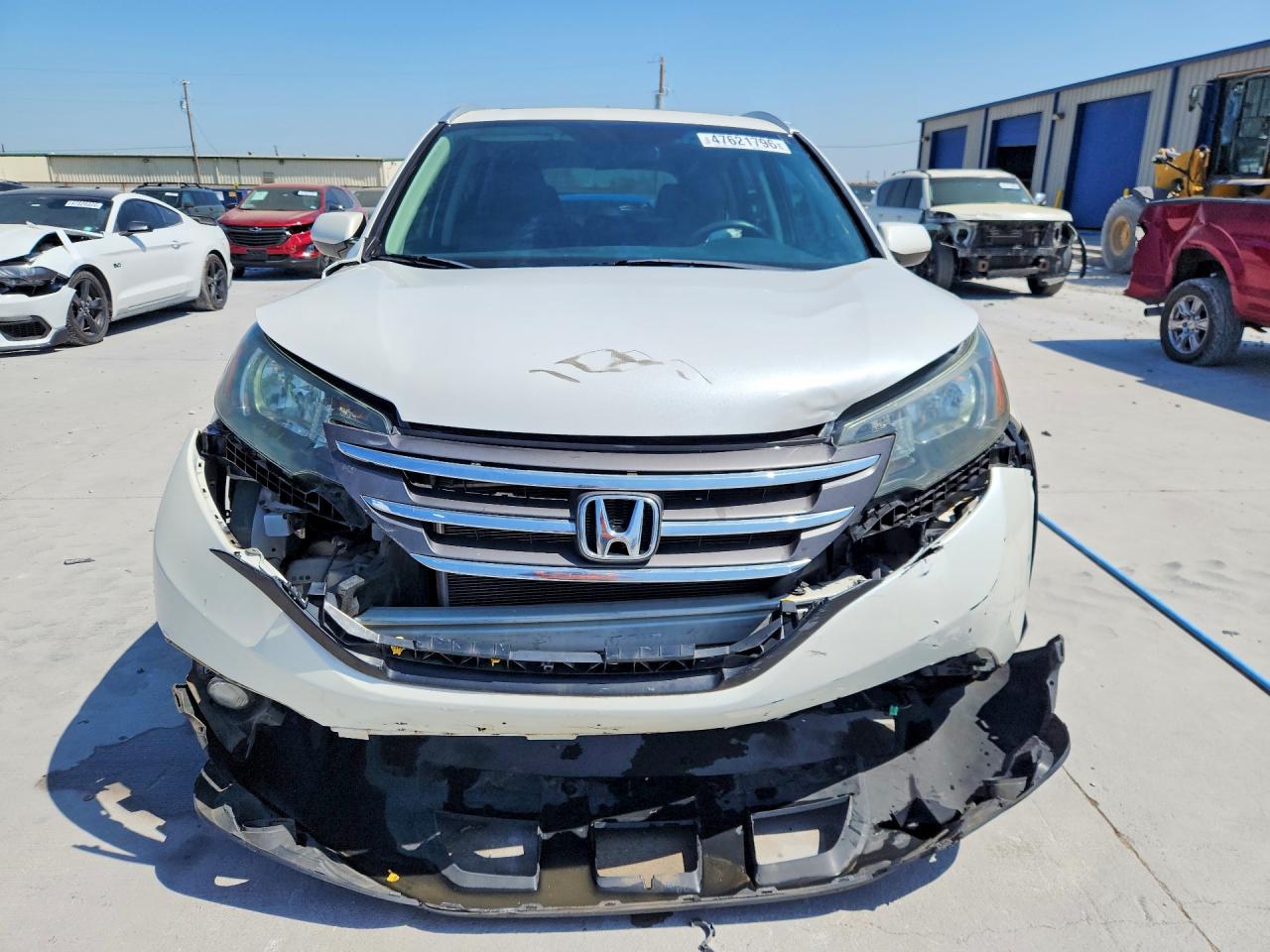 2014 Honda Cr-v Exl White vin: 5J6RM3H72EL033869