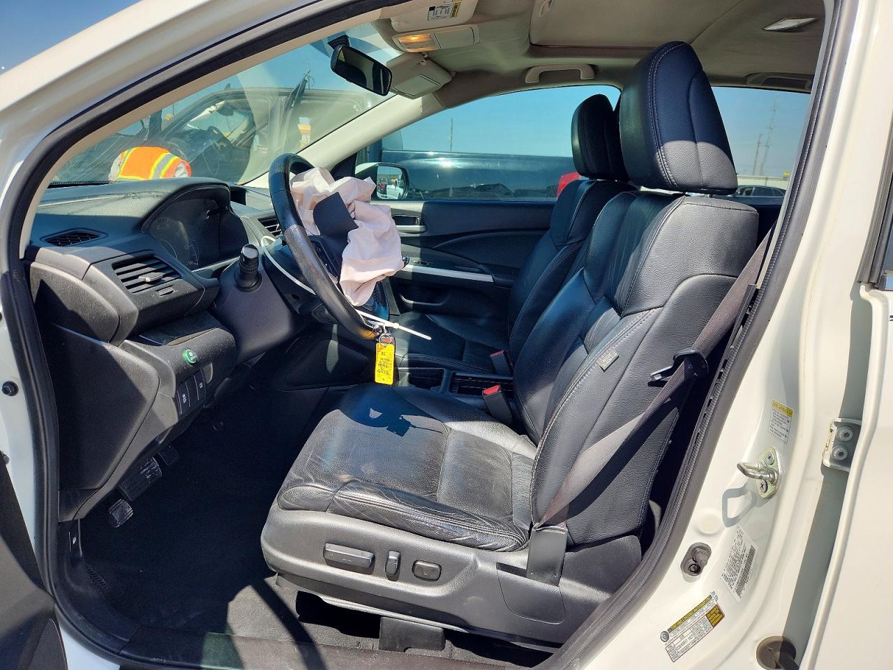 2014 Honda Cr-v Exl White vin: 5J6RM3H72EL033869