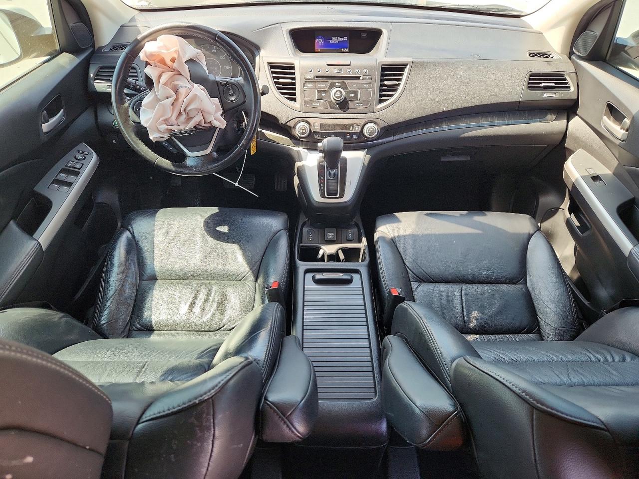 2014 Honda Cr-v Exl White vin: 5J6RM3H72EL033869