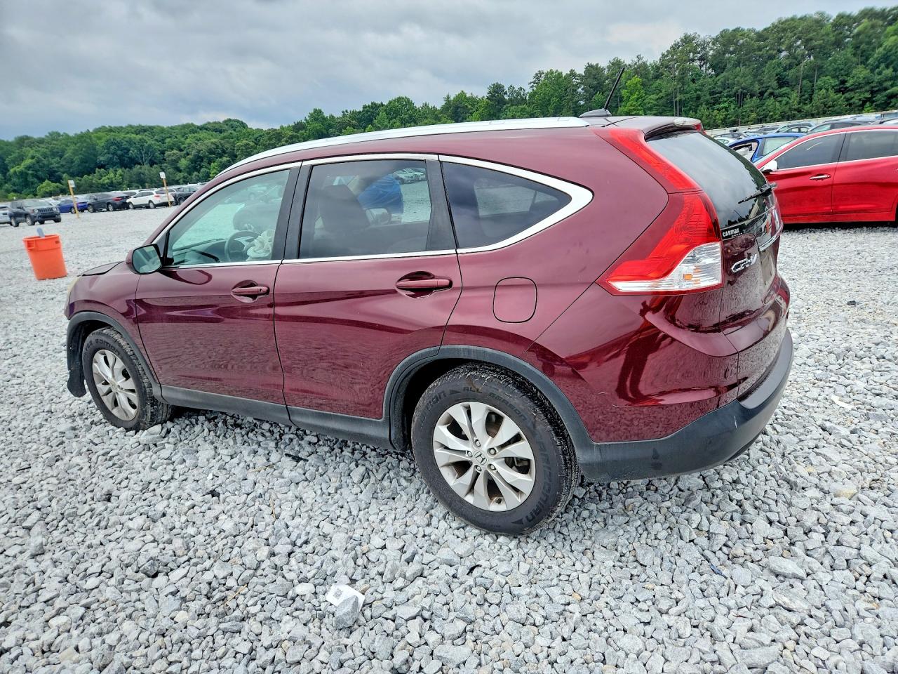 2014 Honda Cr-v Exl Burgundy vin: 5J6RM3H72EL036819
