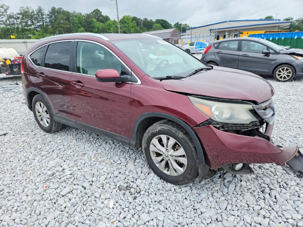 2014 Honda Cr-v Exl Burgundy vin: 5J6RM3H72EL036819