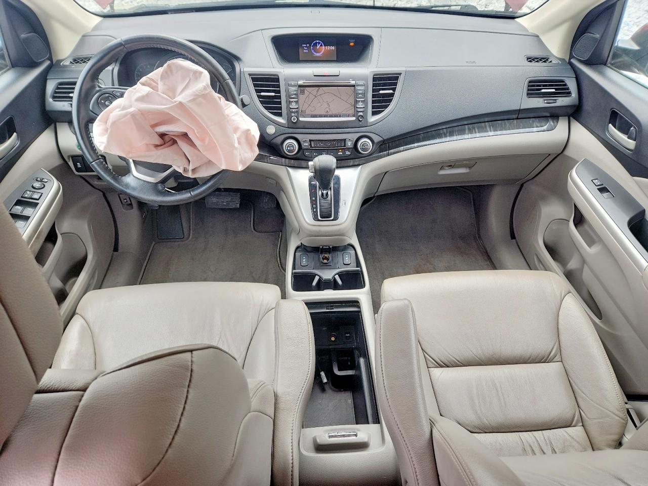 2014 Honda Cr-v Exl Burgundy vin: 5J6RM3H72EL036819