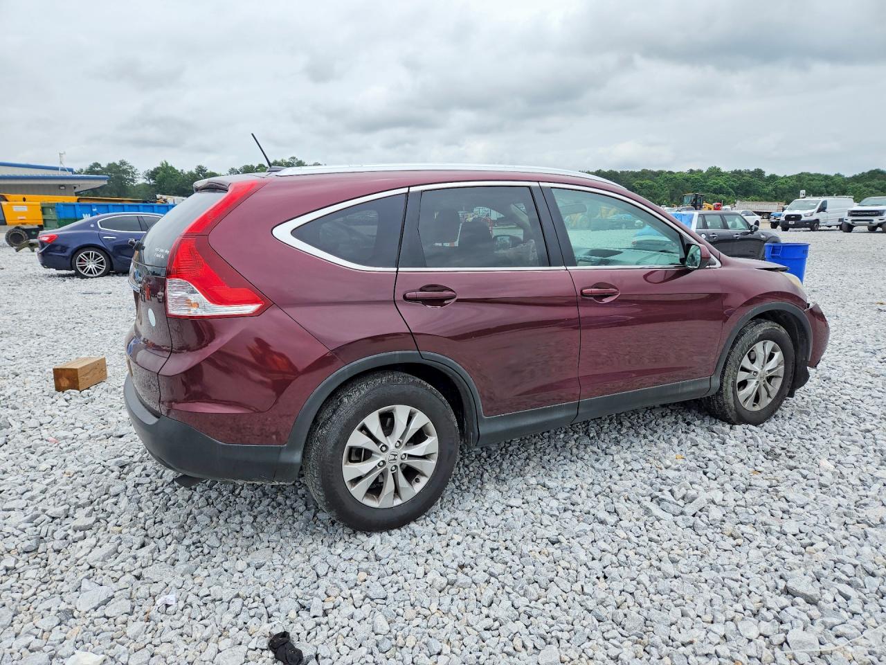 2014 Honda Cr-v Exl Burgundy vin: 5J6RM3H72EL036819