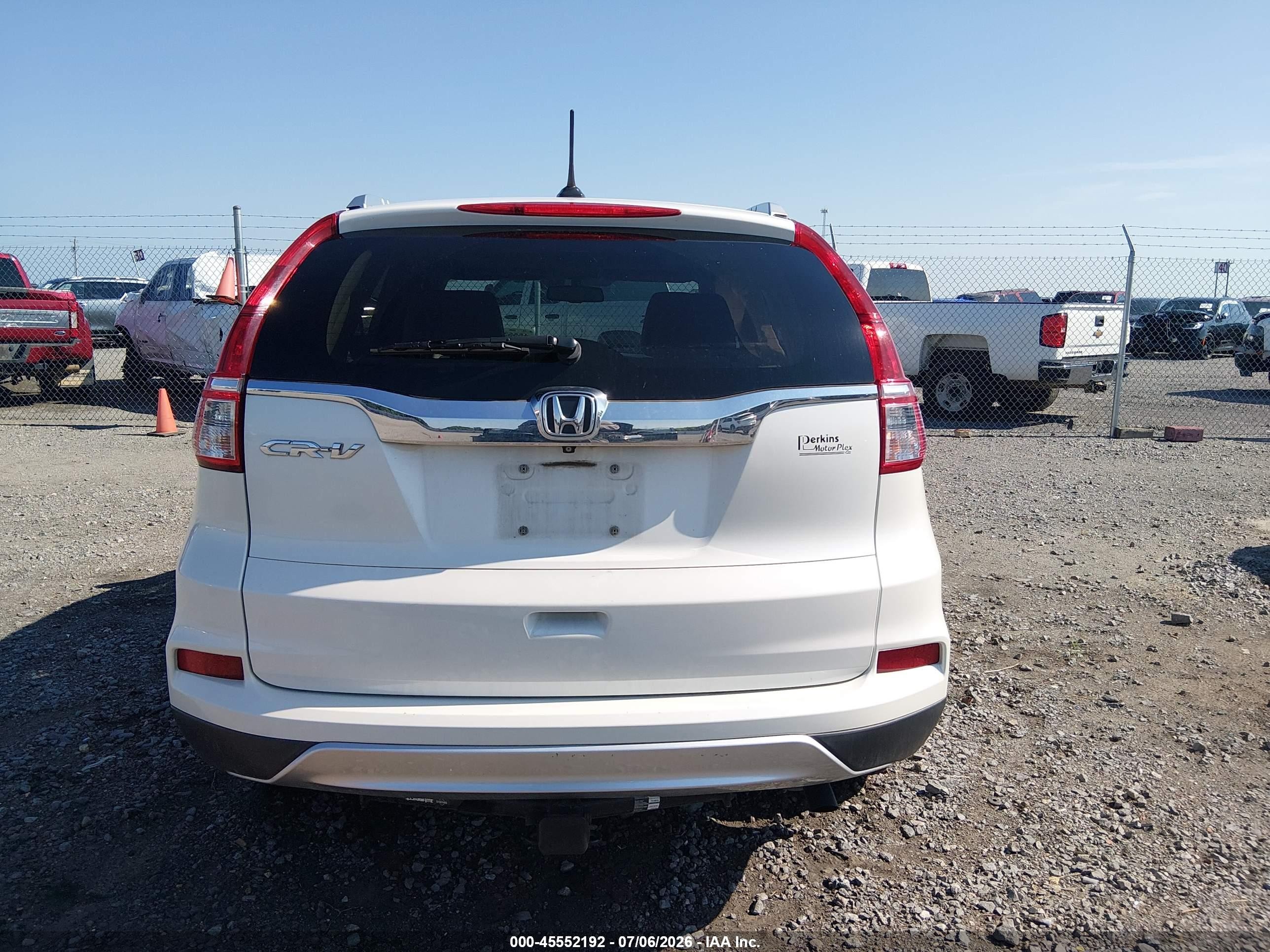 2015 Honda Cr-v Ex-l Белый vin: 5J6RM3H72FL013770