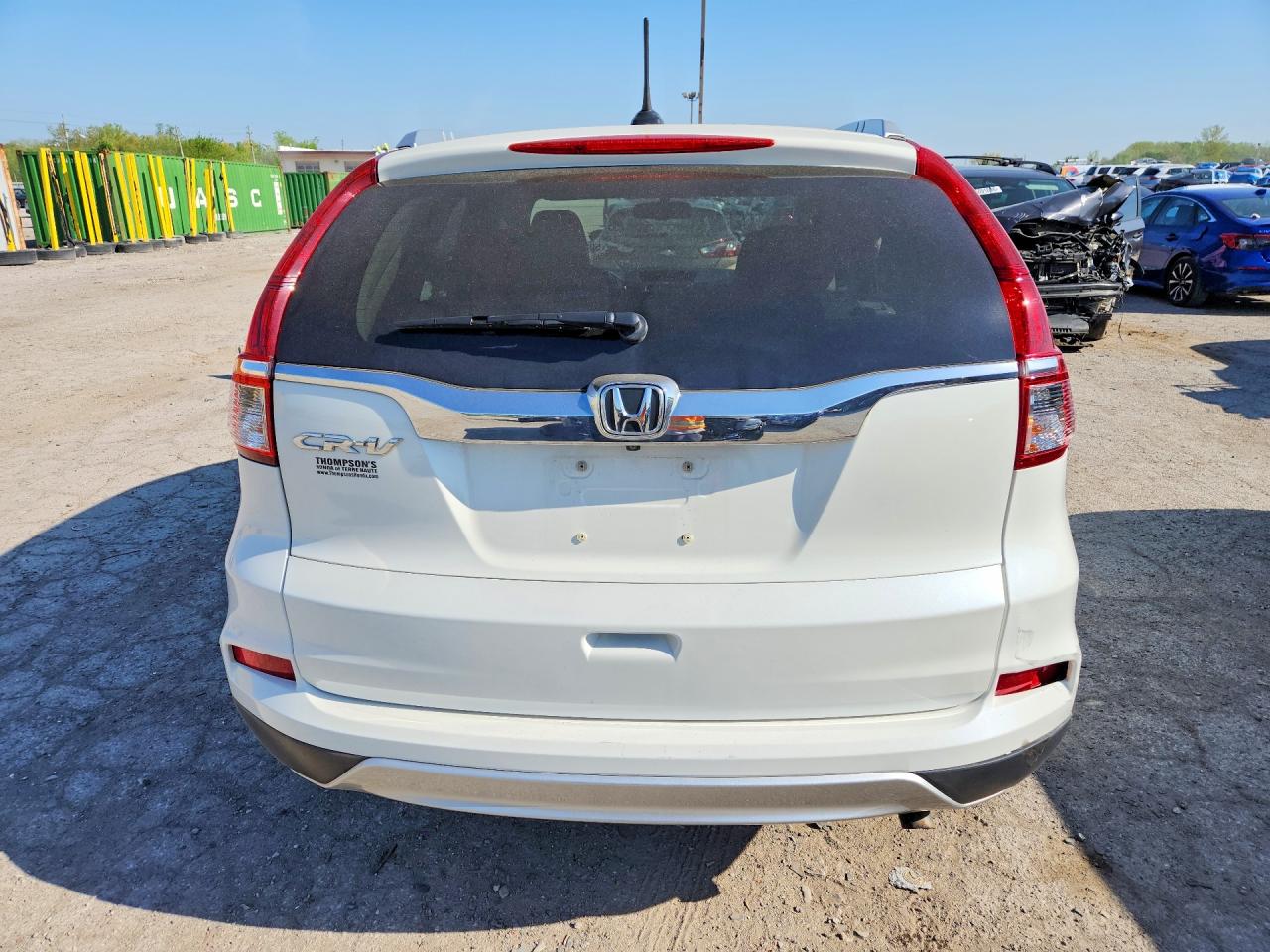 2015 Honda Cr-v Exl White vin: 5J6RM3H72FL024090