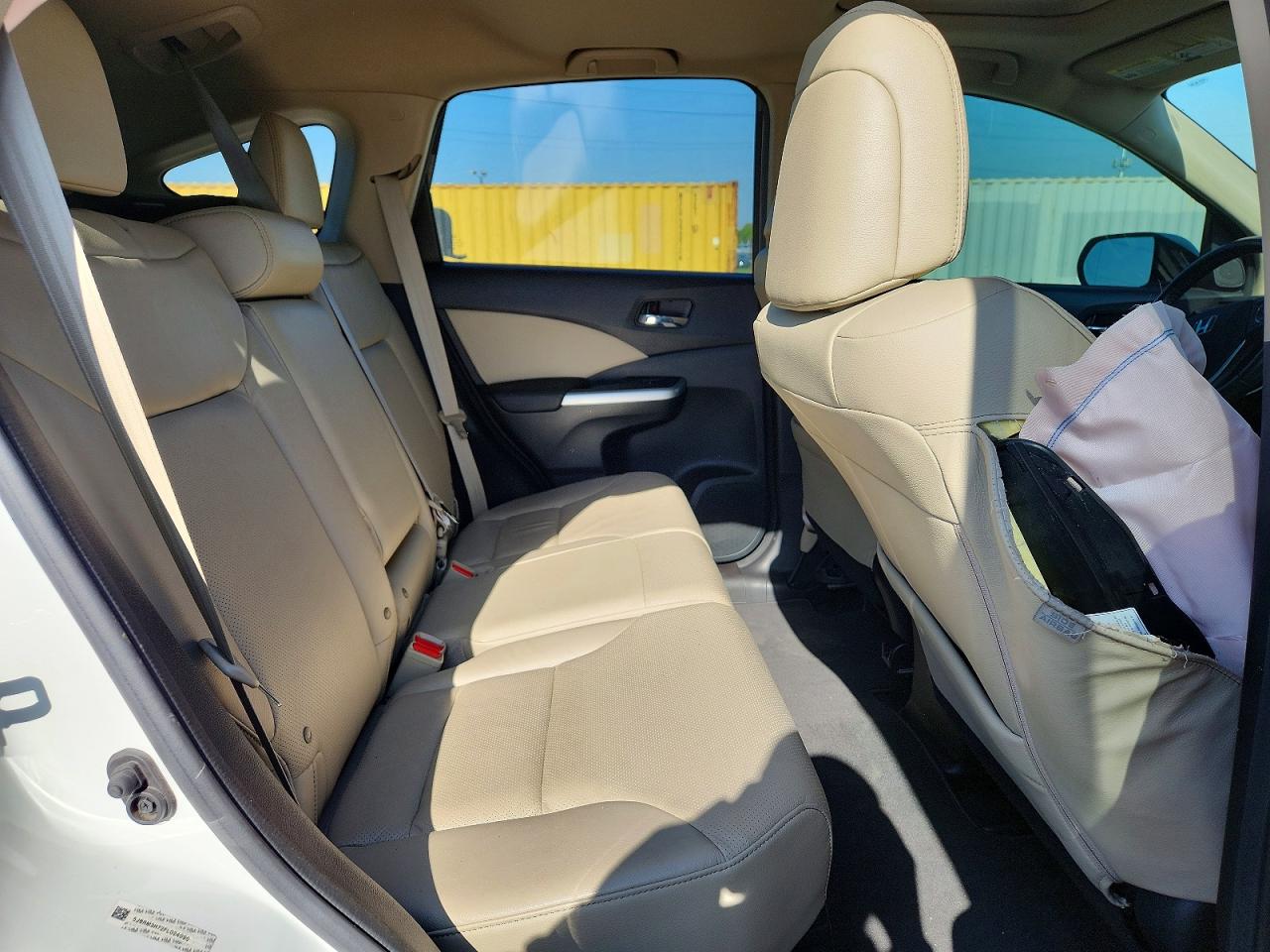 2015 Honda Cr-v Exl White vin: 5J6RM3H72FL024090