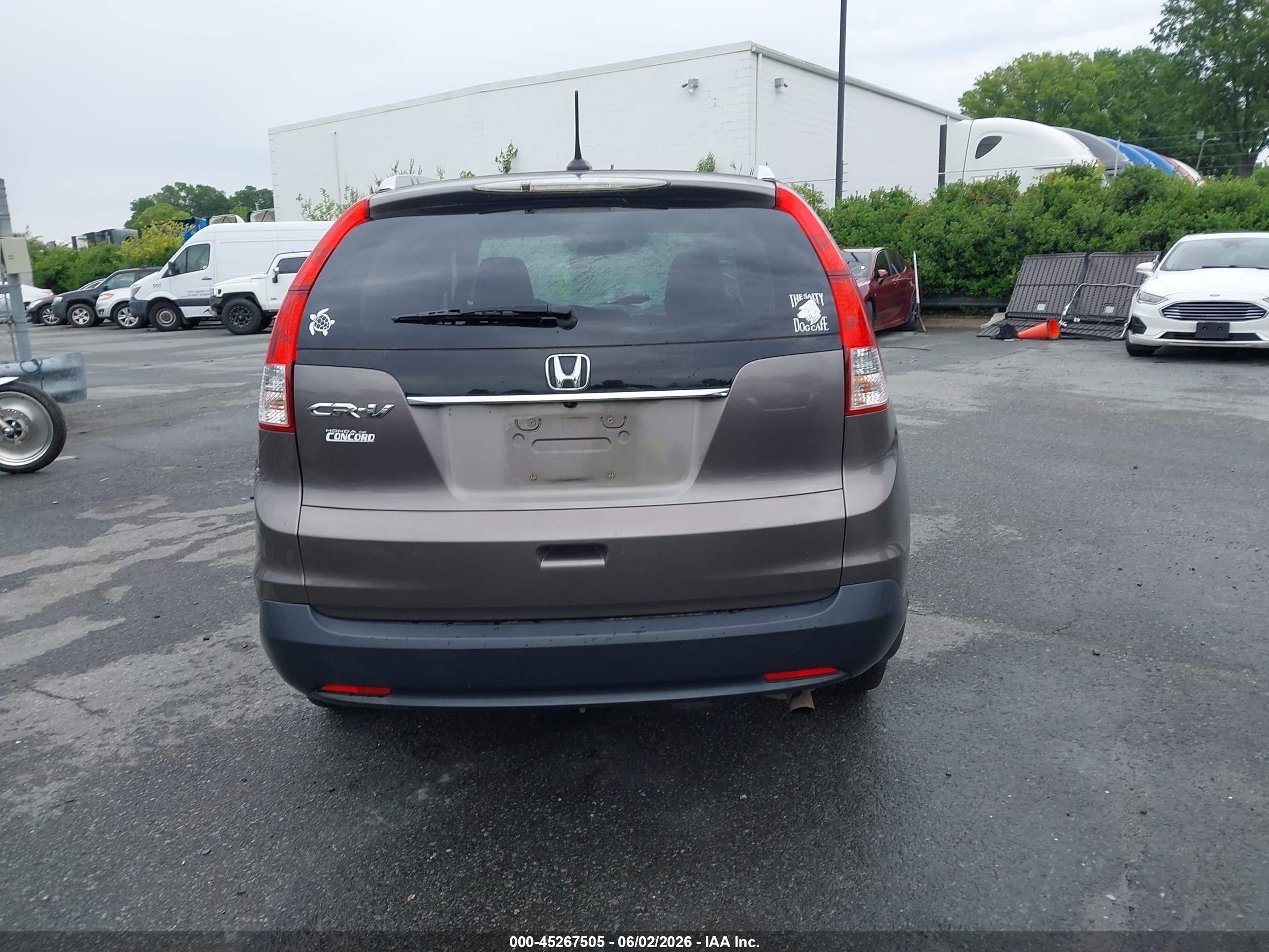 2012 Honda Cr-v Ex-l Brown vin: 5J6RM3H73CL007603