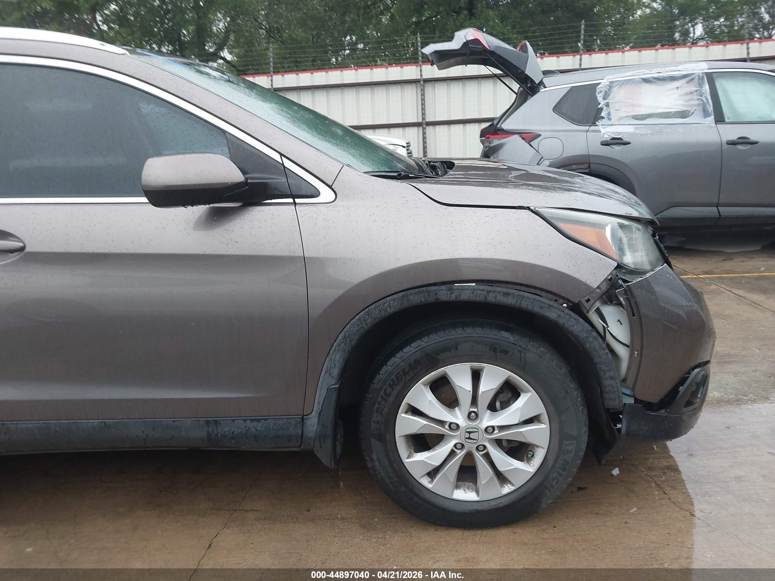 2012 Honda Cr-v Ex-l Brown vin: 5J6RM3H73CL016074