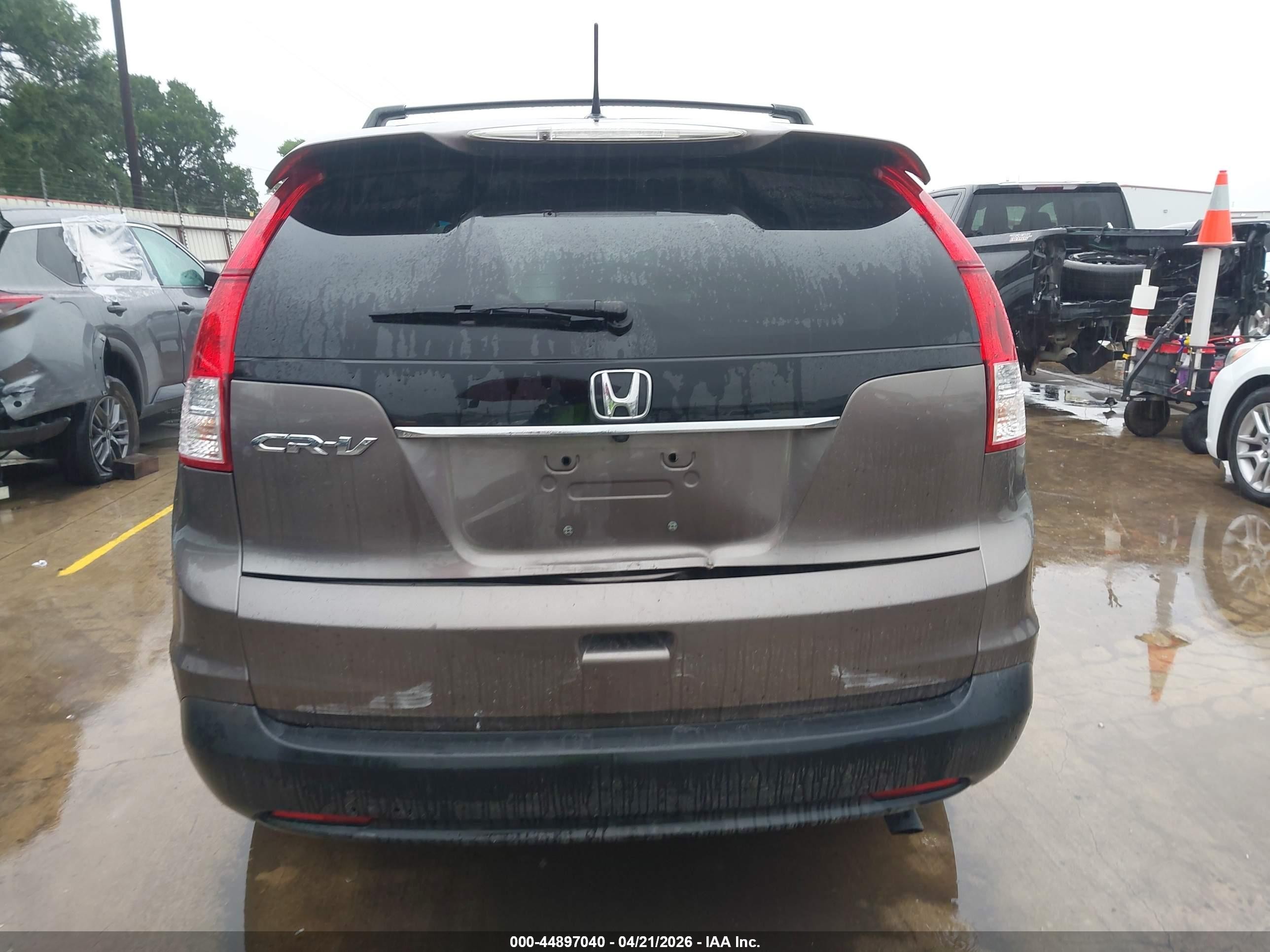 2012 Honda Cr-v Ex-l Brown vin: 5J6RM3H73CL016074