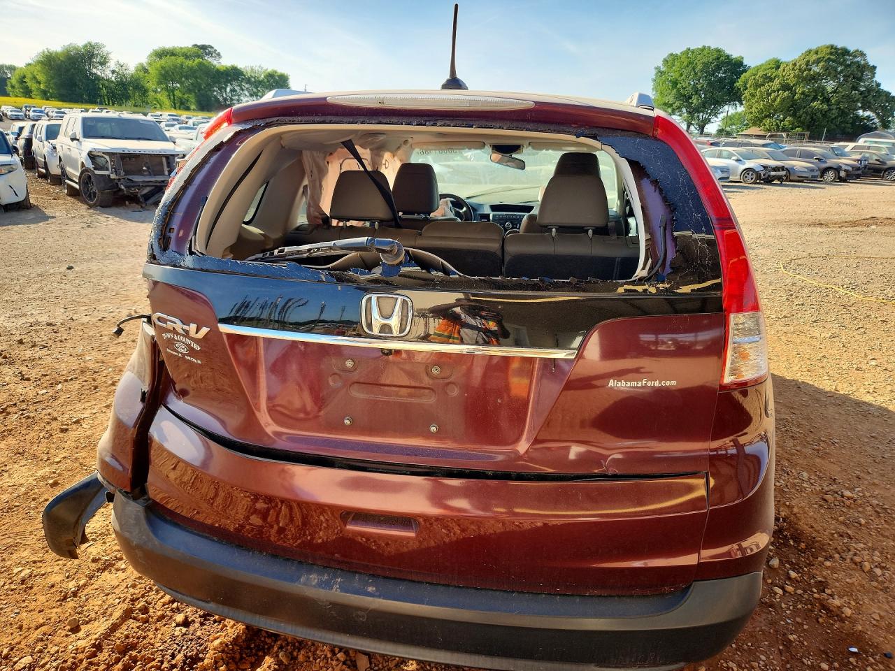 2012 Honda Cr-v Exl Maroon vin: 5J6RM3H73CL021307