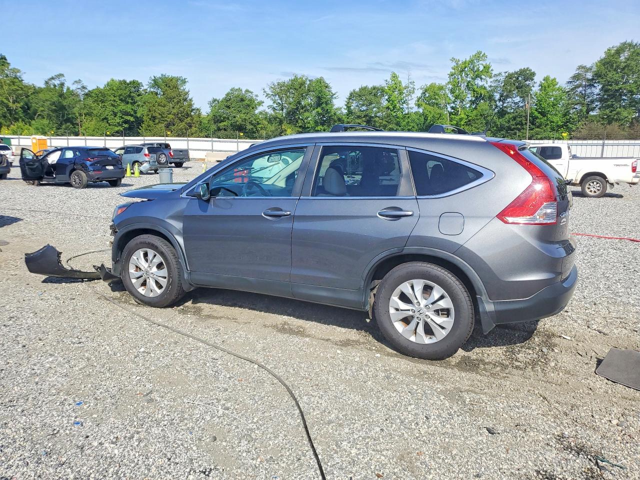 2013 Honda Cr-v Exl Gray vin: 5J6RM3H73DL006162