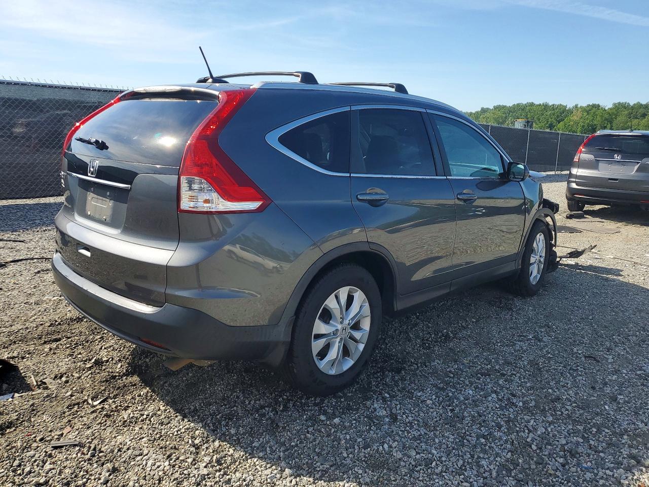 2013 Honda Cr-v Exl Gray vin: 5J6RM3H73DL006162