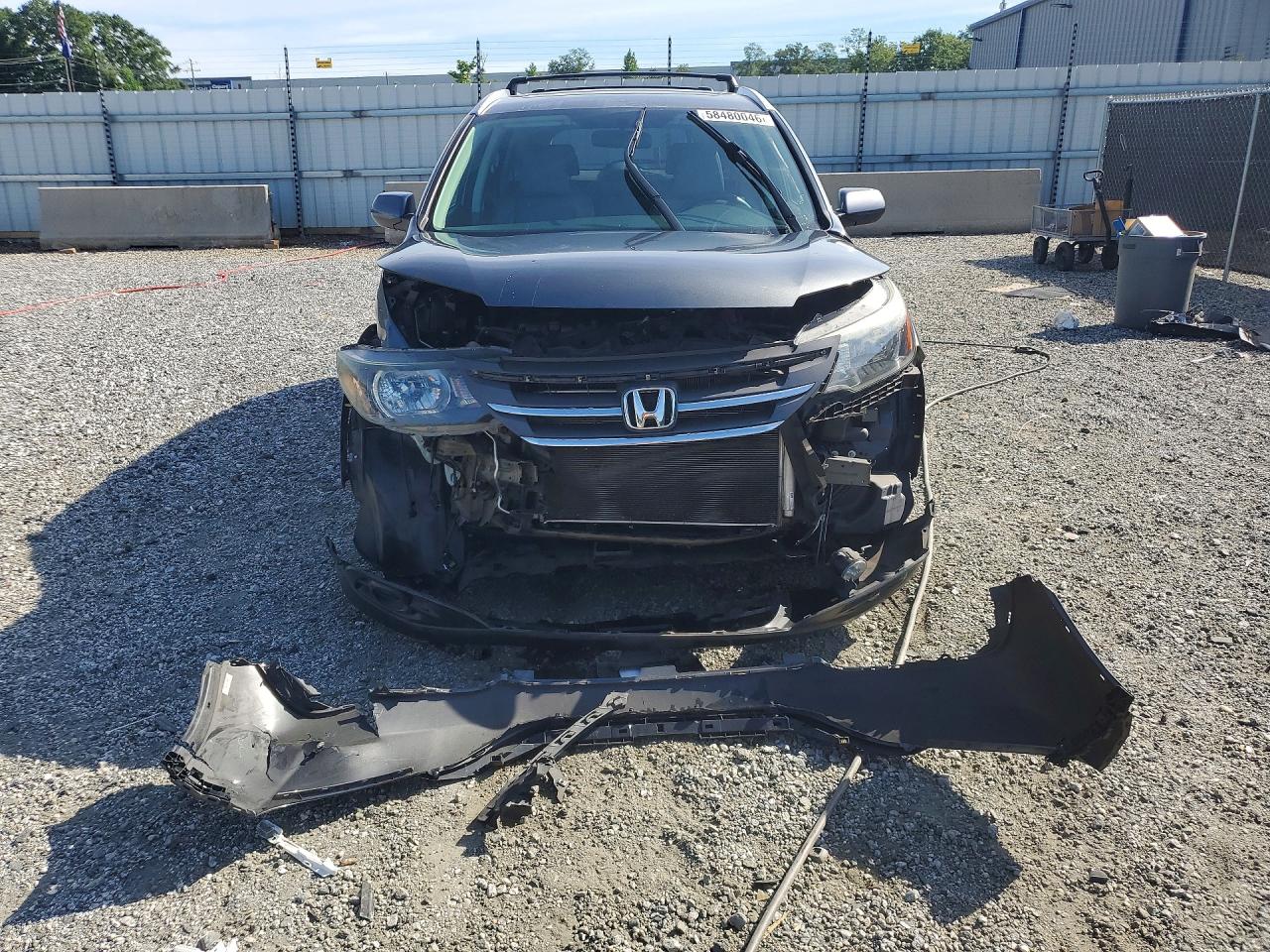 2013 Honda Cr-v Exl Gray vin: 5J6RM3H73DL006162