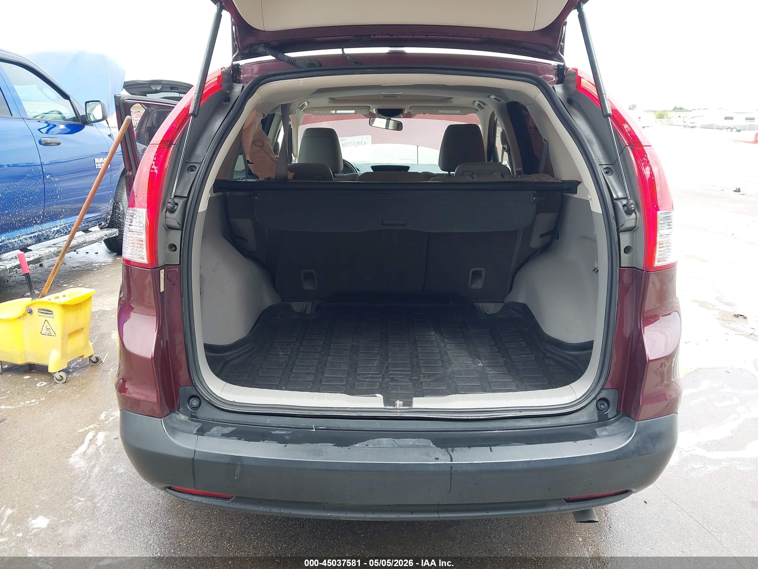 2013 Honda Cr-v Ex-l Maroon vin: 5J6RM3H73DL009045