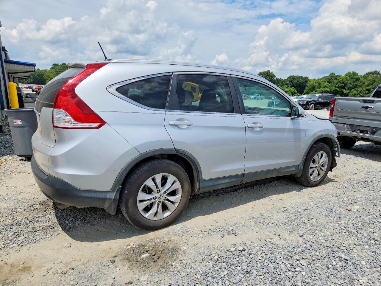 2013 Honda Cr-v Exl Silver vin: 5J6RM3H73DL011569