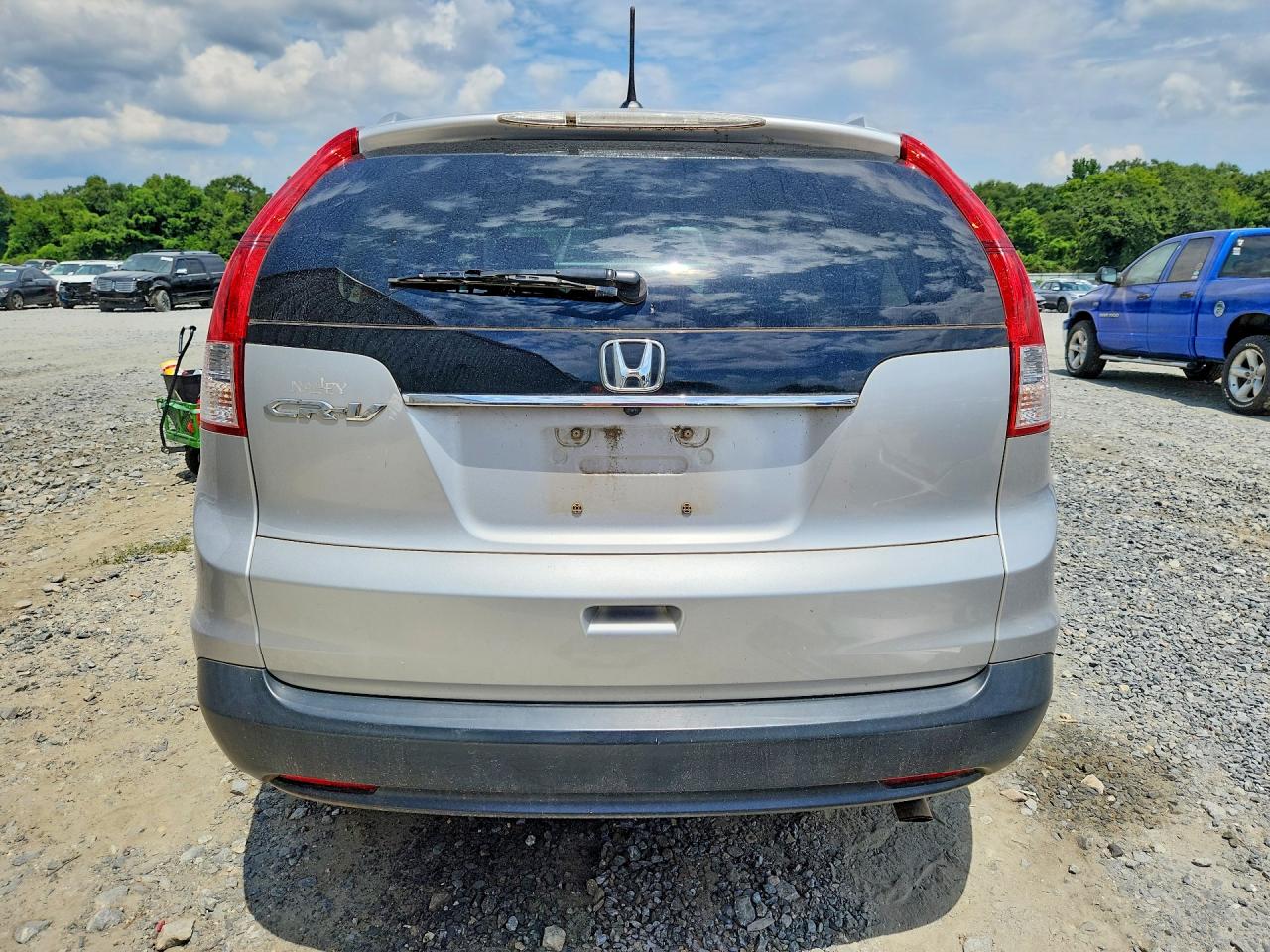 2013 Honda Cr-v Exl Silver vin: 5J6RM3H73DL011569
