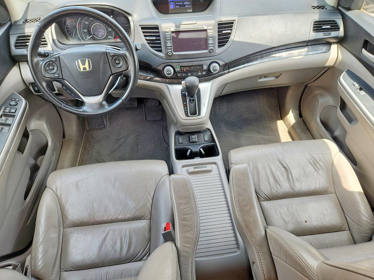 2013 Honda Cr-v Exl Silver vin: 5J6RM3H73DL011569