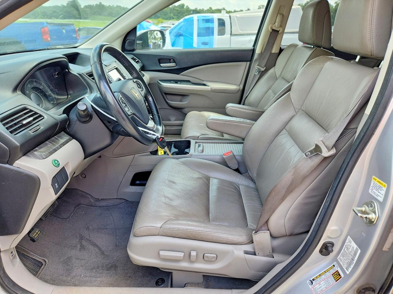 2013 Honda Cr-v Exl Silver vin: 5J6RM3H73DL011569