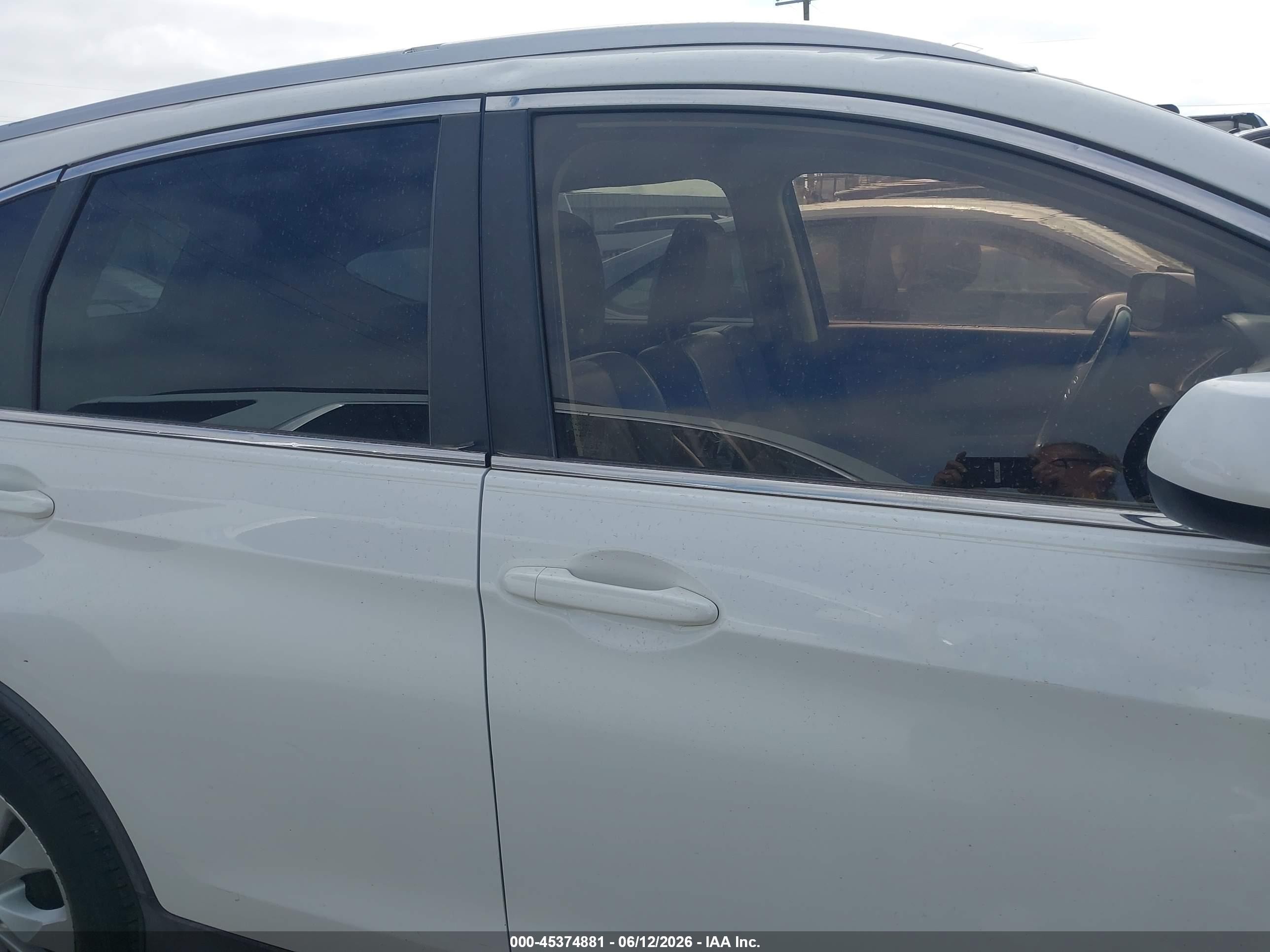 2013 Honda Cr-v Ex-l White vin: 5J6RM3H73DL024533
