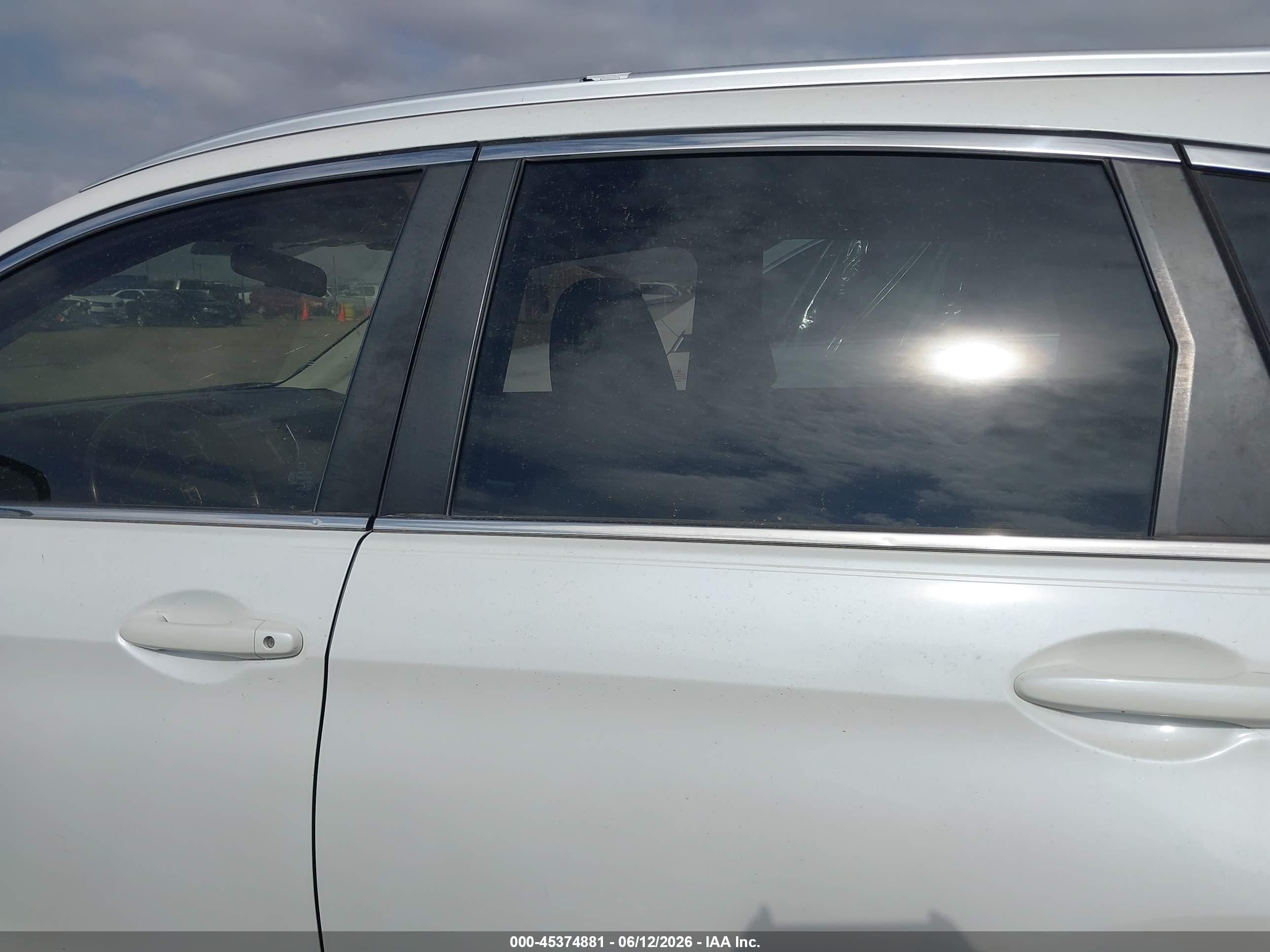2013 Honda Cr-v Ex-l White vin: 5J6RM3H73DL024533