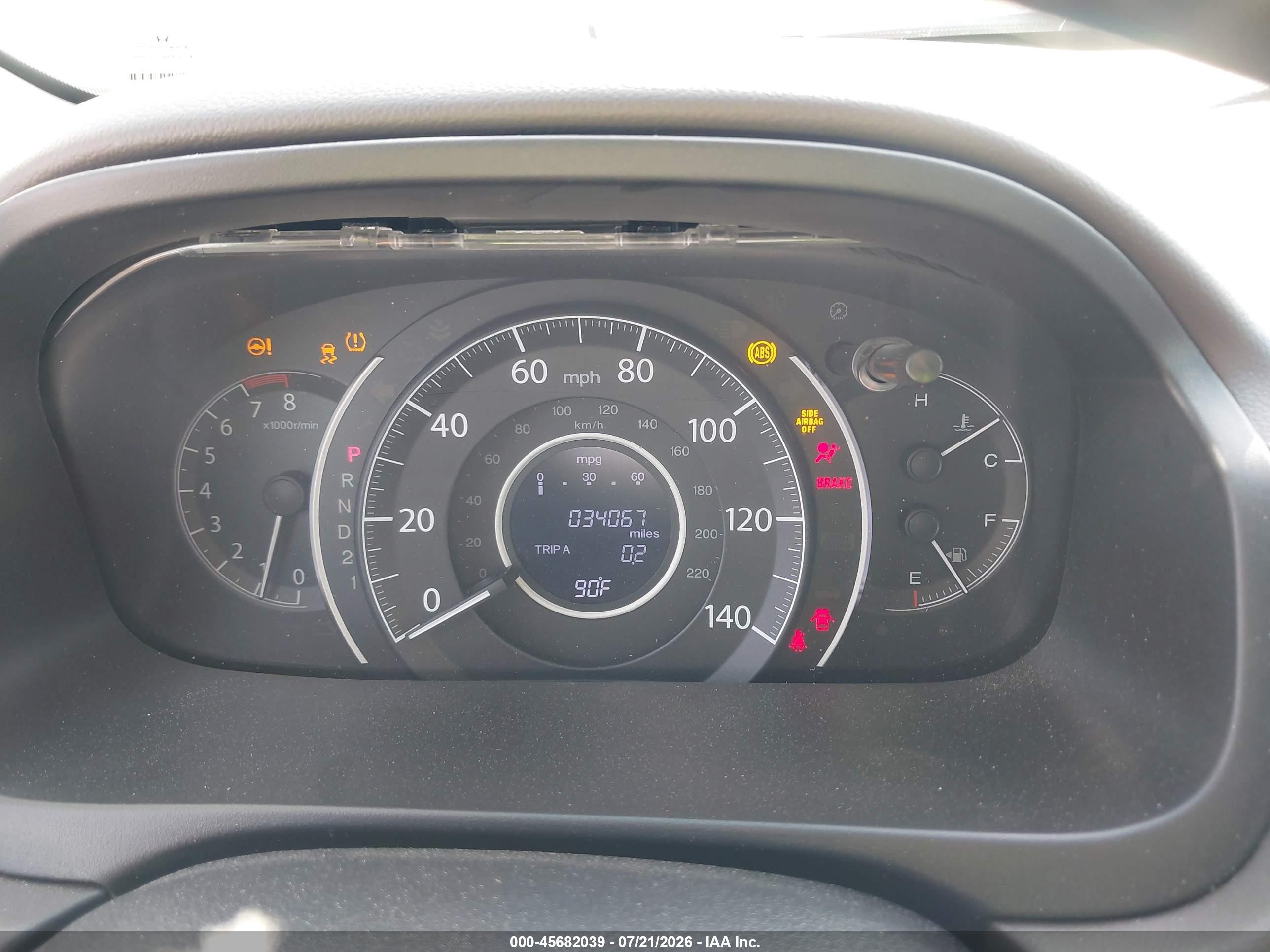 2013 Honda Cr-v Ex-l Light Blue vin: 5J6RM3H73DL034723