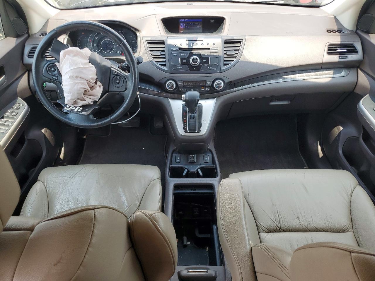 2013 Honda Cr-v Exl Tan vin: 5J6RM3H73DL035712