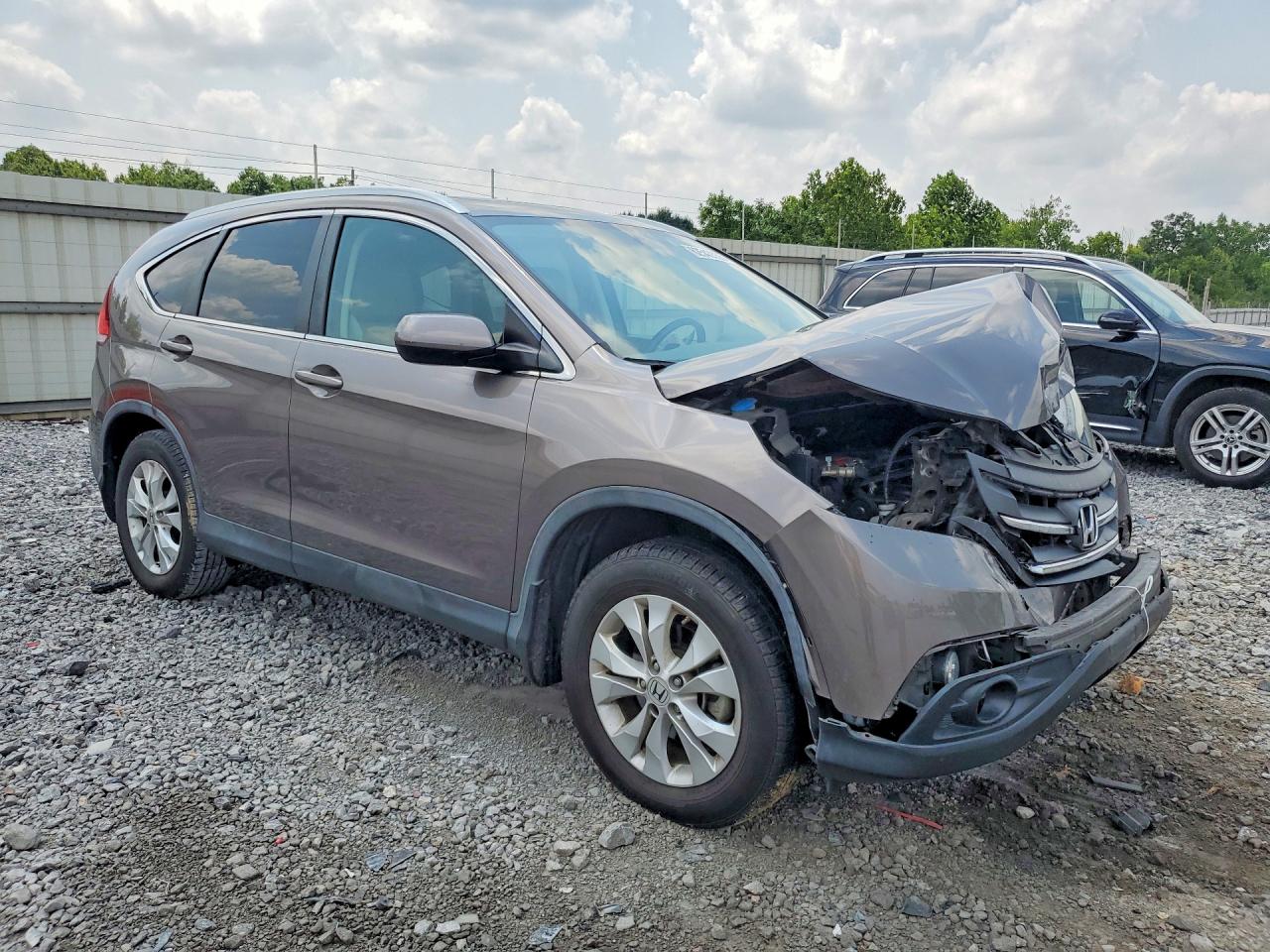 2013 Honda Cr-v Exl Tan vin: 5J6RM3H73DL035712