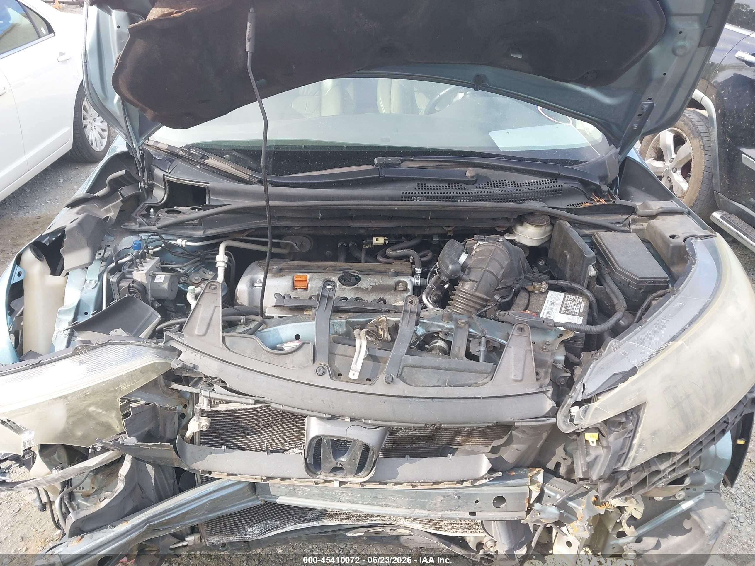 2013 Honda Cr-v Ex-l Blue vin: 5J6RM3H73DL039498
