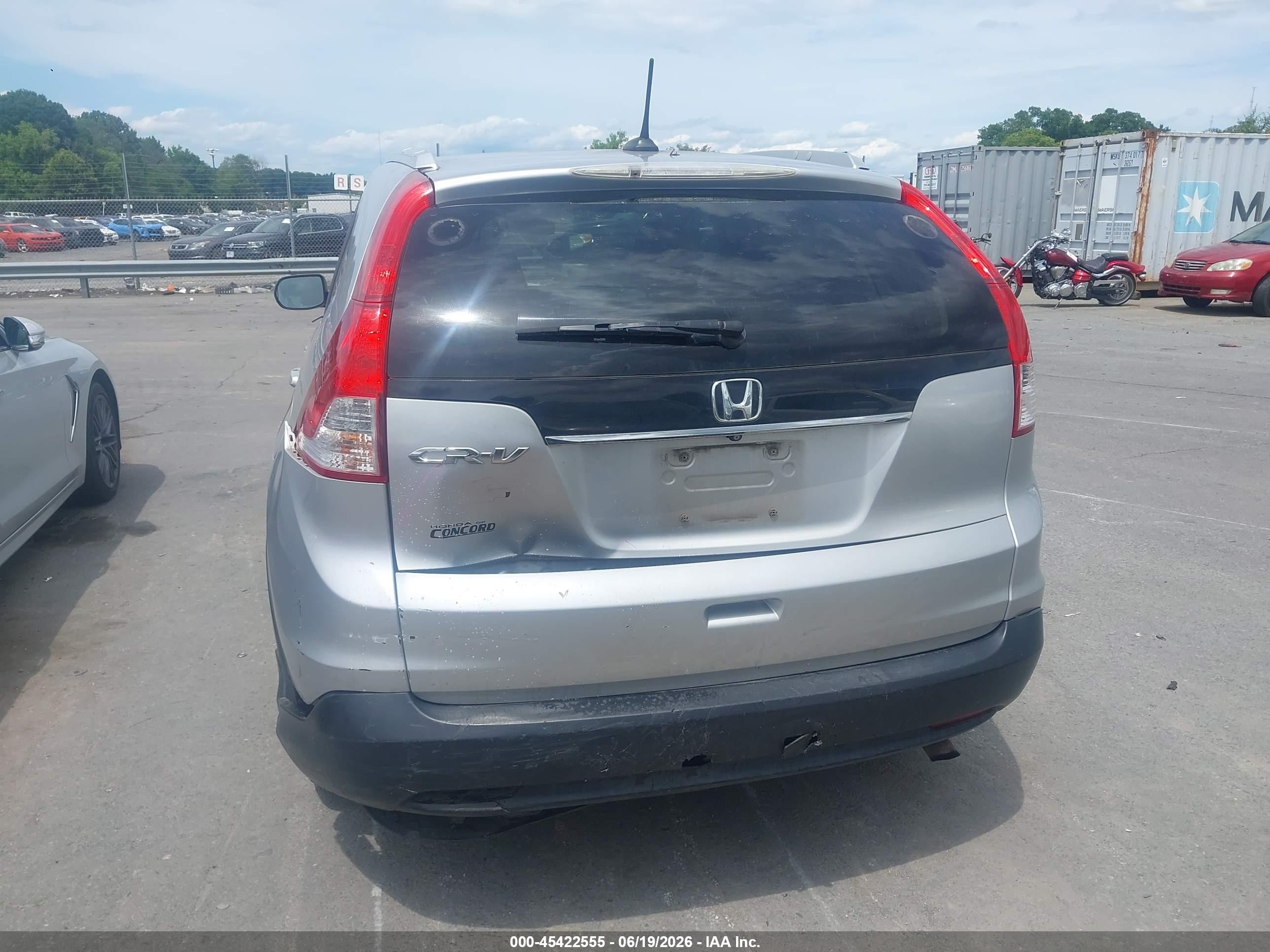 2013 Honda Cr-v Ex-l Silver vin: 5J6RM3H73DL040635