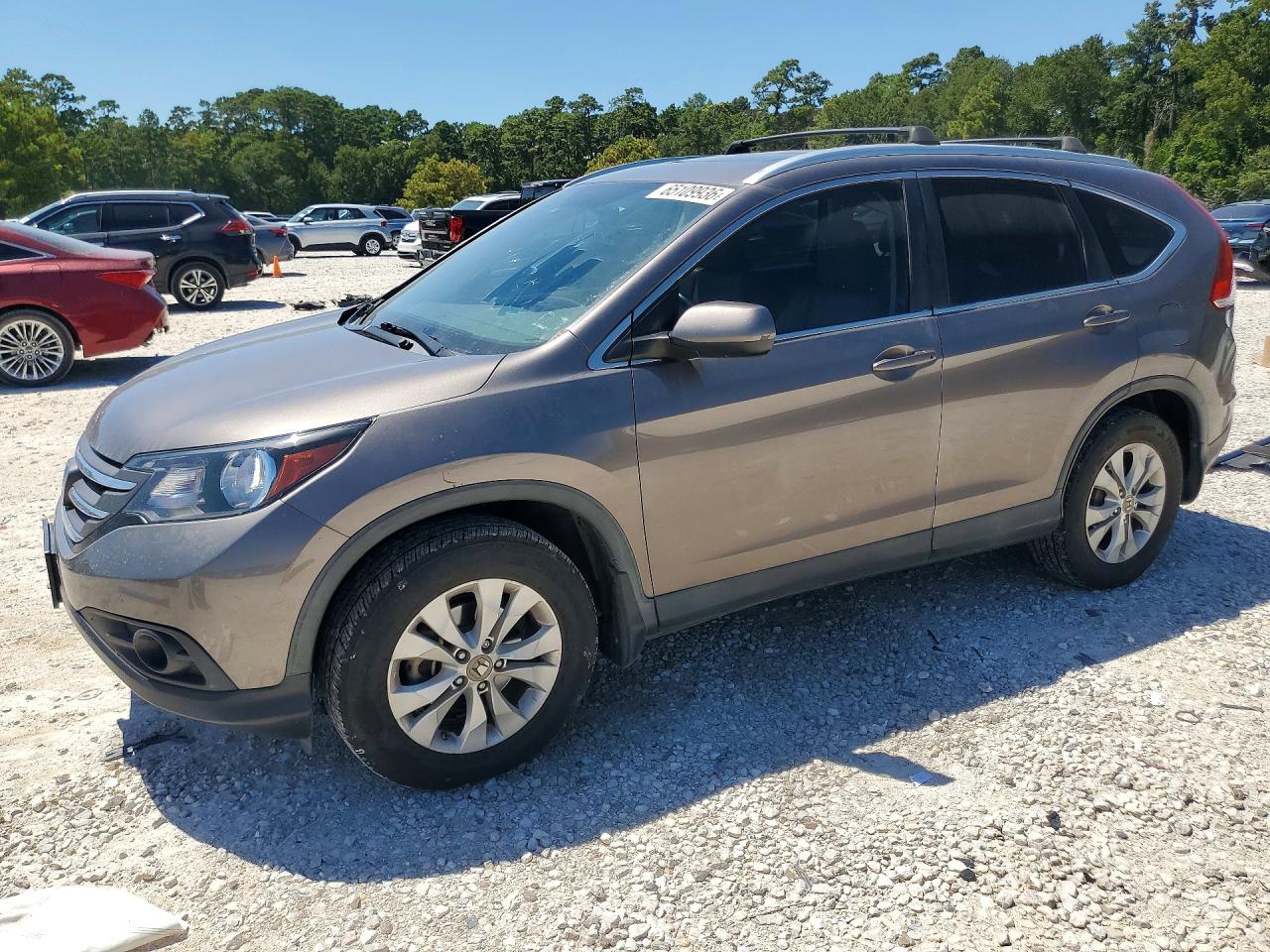 2013 Honda Cr-v Exl Gray vin: 5J6RM3H73DL042501