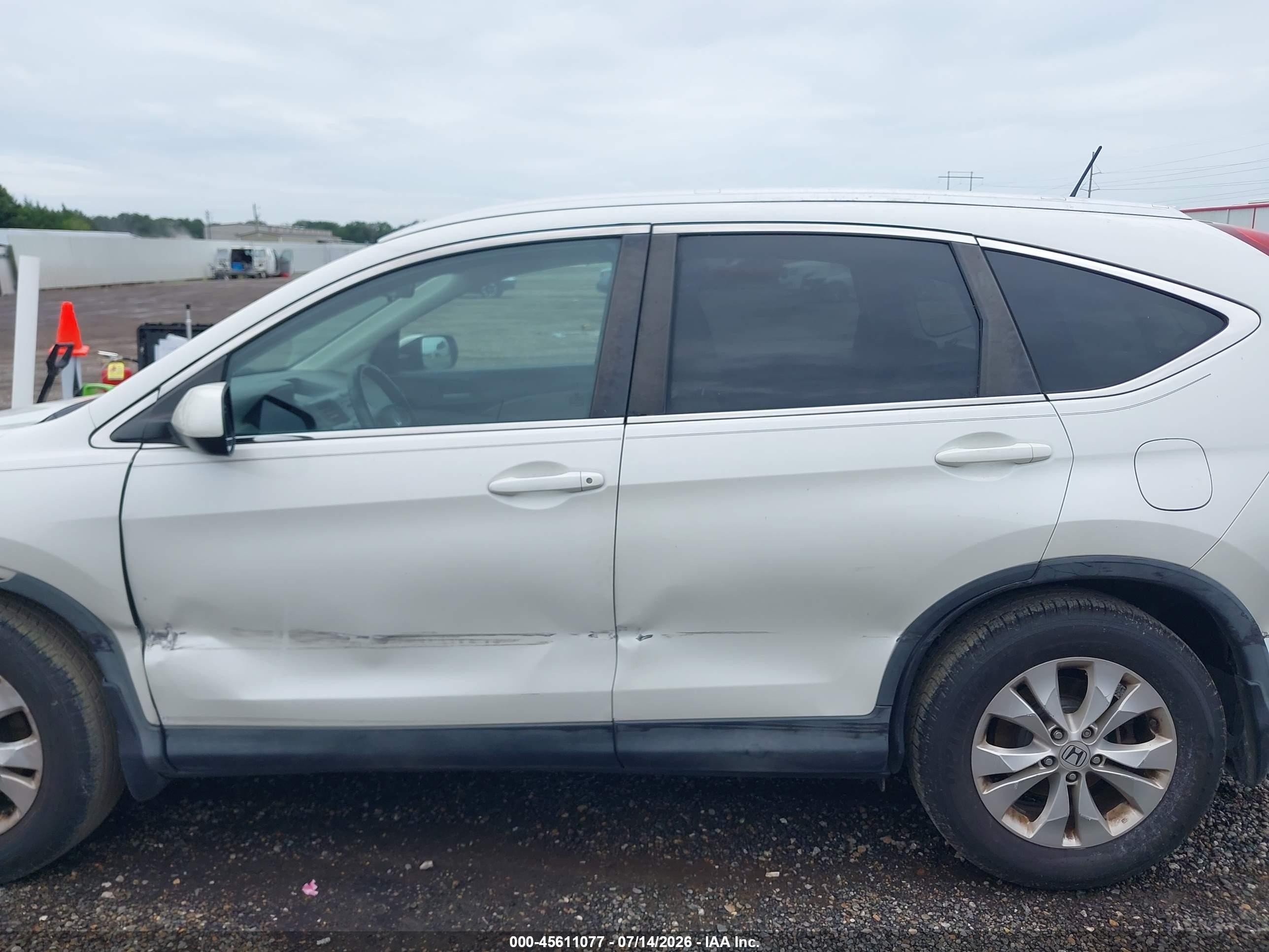 2013 Honda Cr-v Ex-l Белый vin: 5J6RM3H73DL047505
