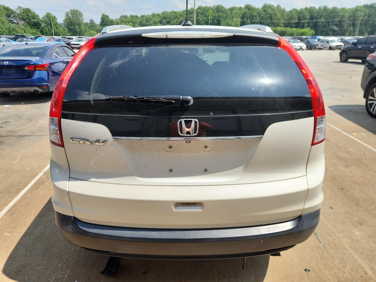 2014 Honda Cr-v Exl White vin: 5J6RM3H73EL005126