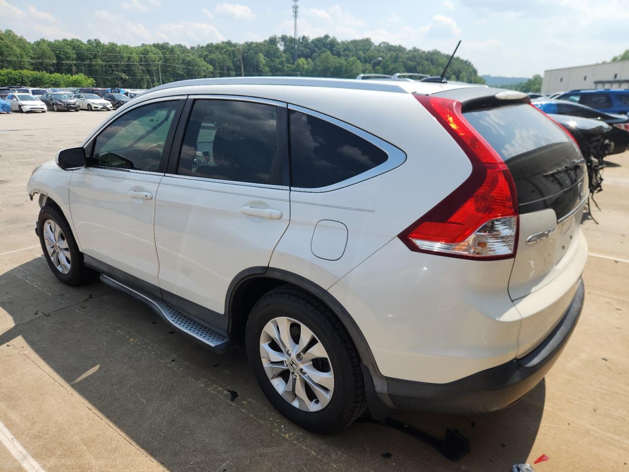 2014 Honda Cr-v Exl White vin: 5J6RM3H73EL005126