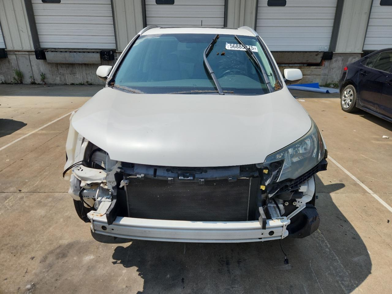 2014 Honda Cr-v Exl White vin: 5J6RM3H73EL005126