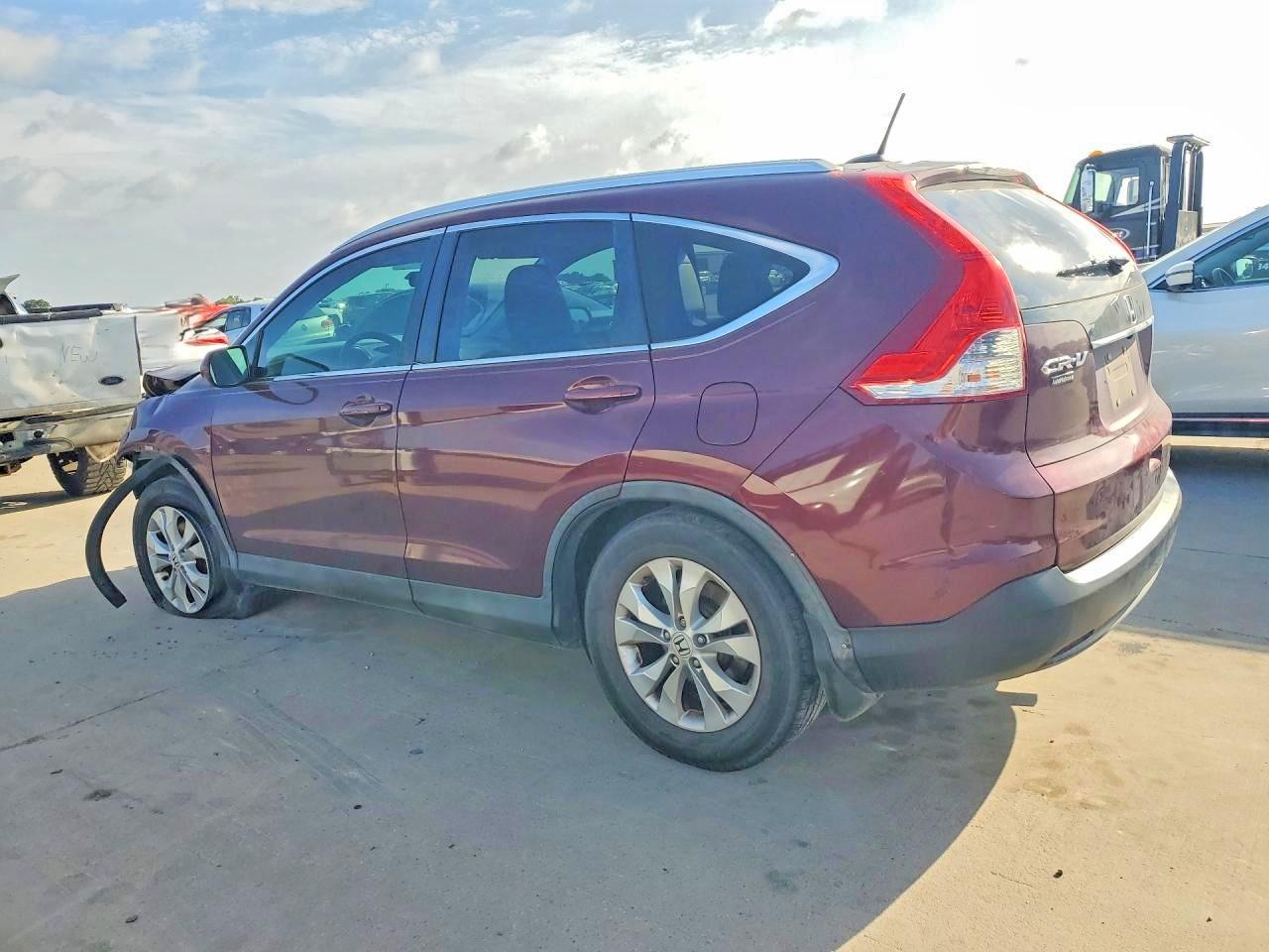 2014 Honda Cr-v Exl Maroon vin: 5J6RM3H73EL009872