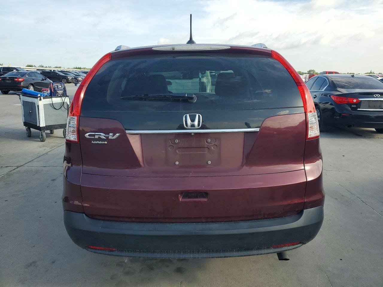 2014 Honda Cr-v Exl Maroon vin: 5J6RM3H73EL009872