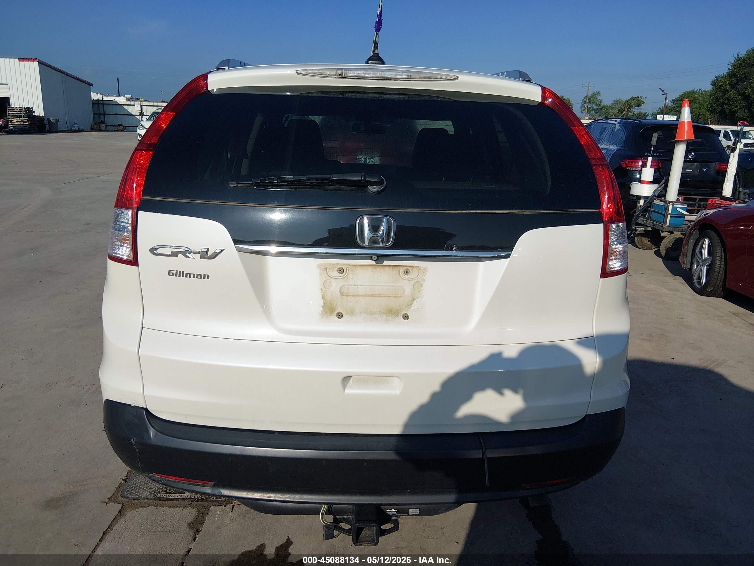 2014 Honda Cr-v Ex-l White vin: 5J6RM3H73EL026137