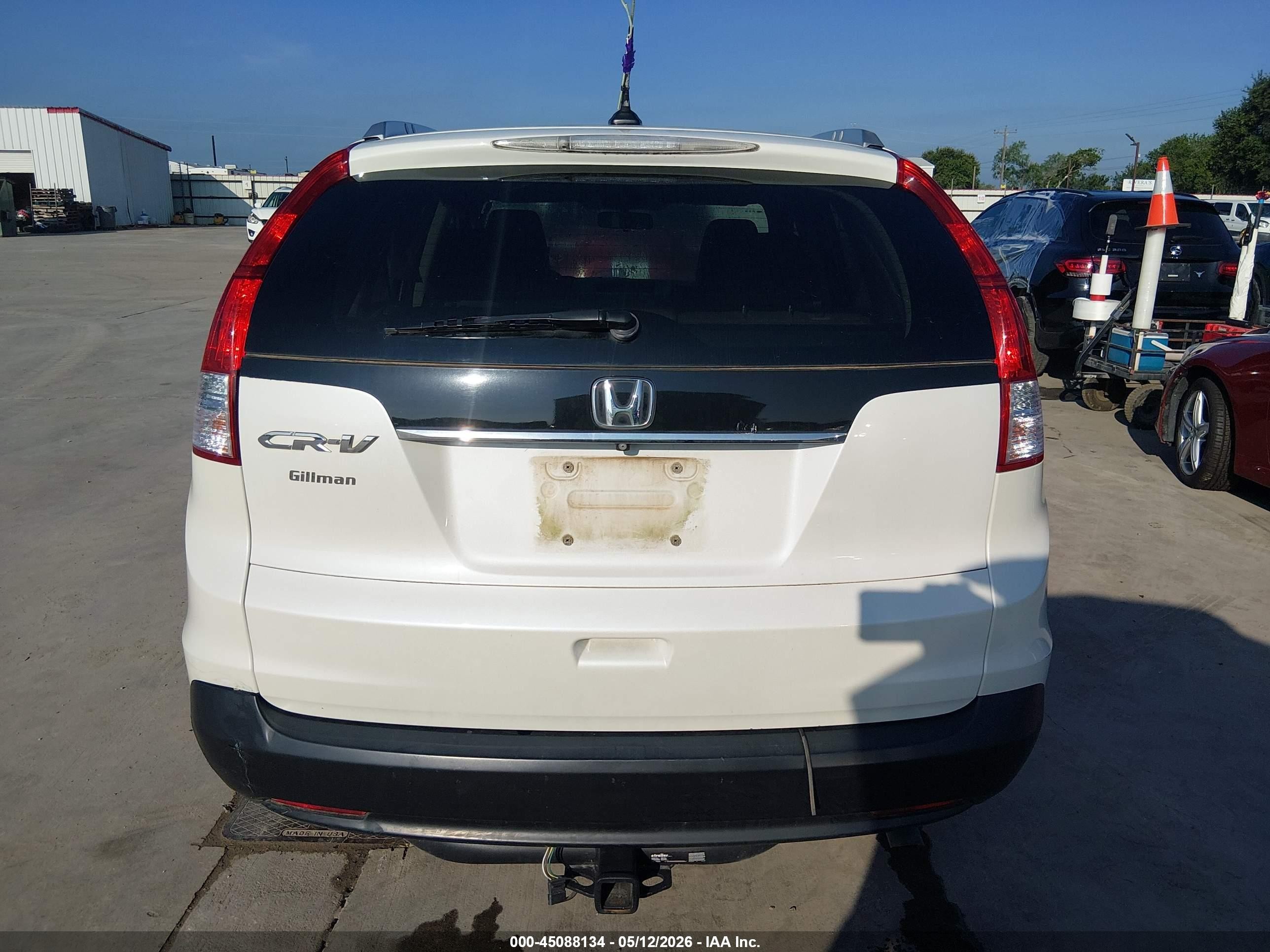 2014 Honda Cr-v Ex-l White vin: 5J6RM3H73EL026137
