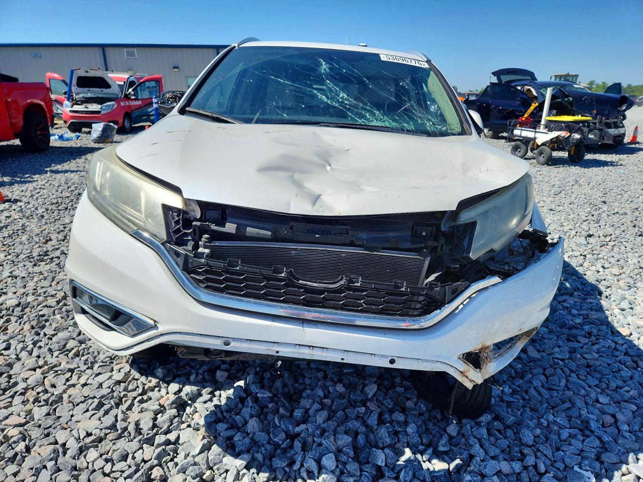 2015 Honda Cr-v Exl White vin: 5J6RM3H73FL023594