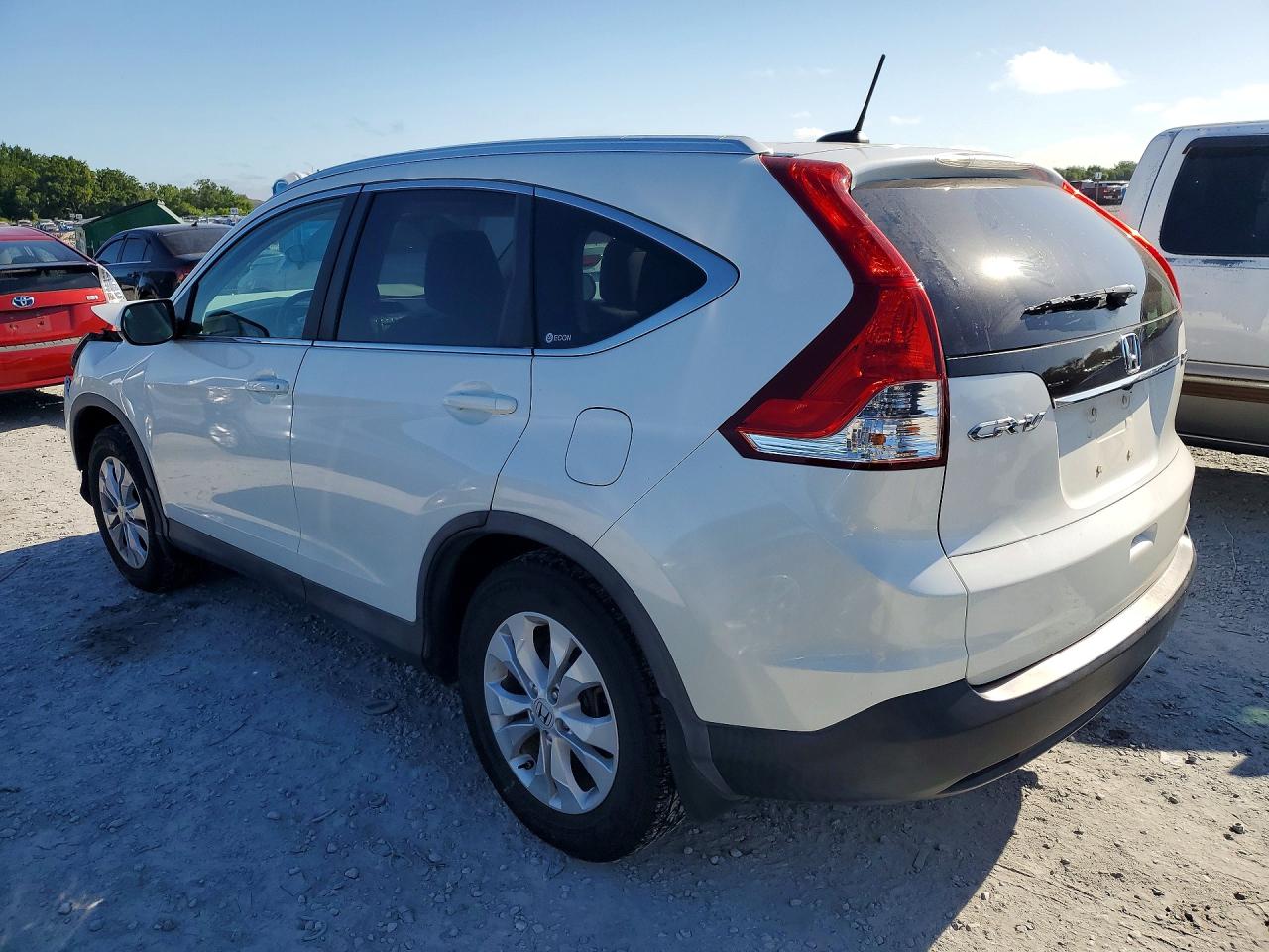 2012 Honda Cr-v Exl White vin: 5J6RM3H74CL042862