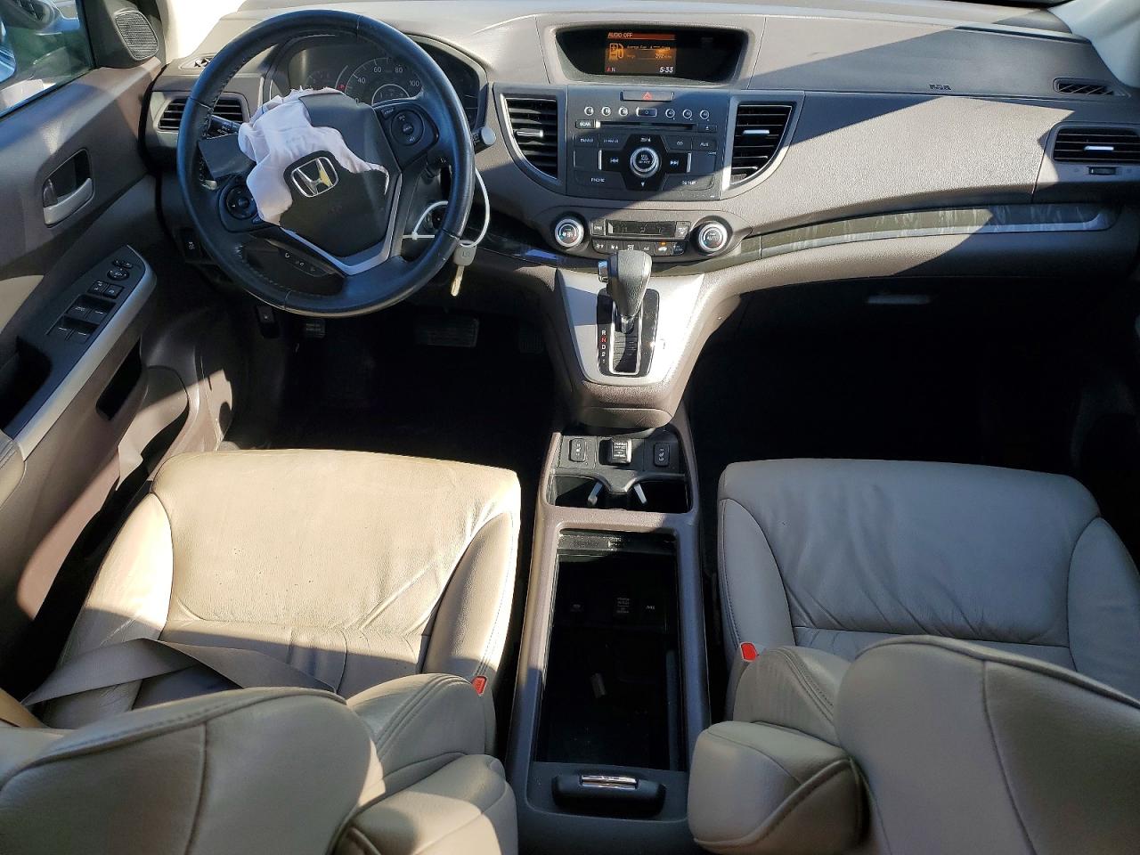 2012 Honda Cr-v Exl White vin: 5J6RM3H74CL042862