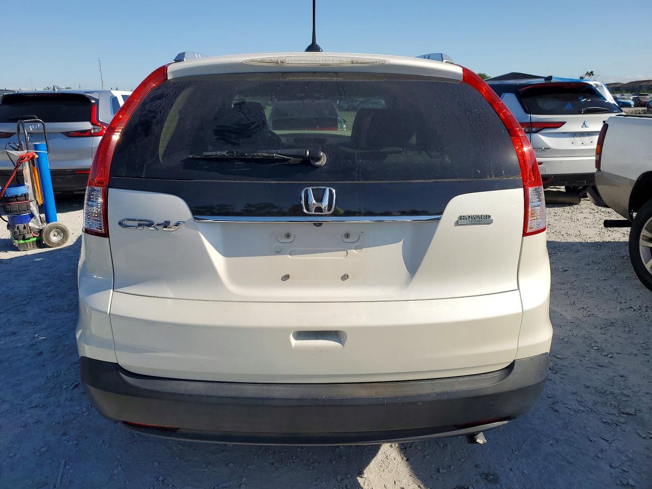 2012 Honda Cr-v Exl White vin: 5J6RM3H74CL042862
