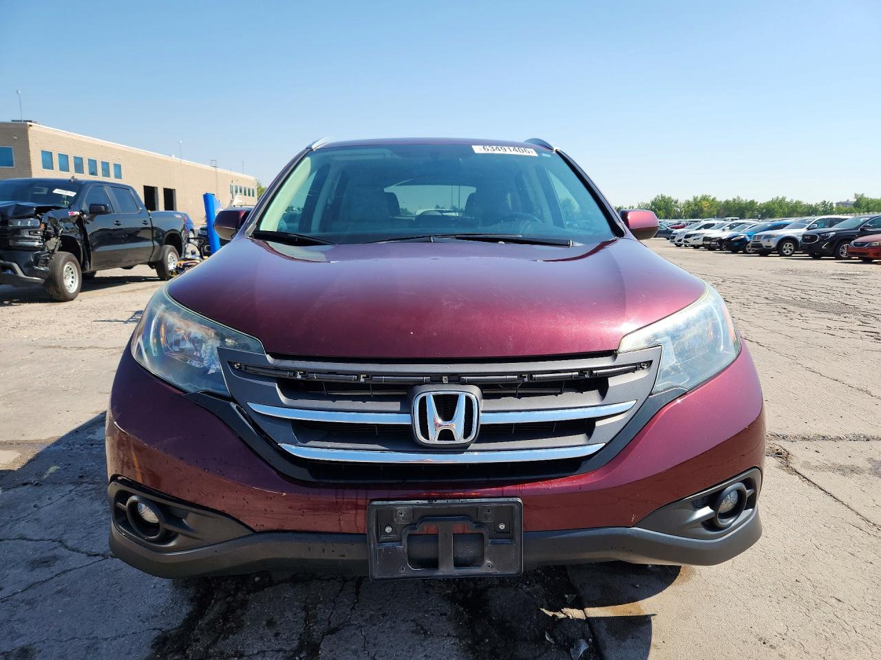 2013 Honda Cr-v Exl Maroon vin: 5J6RM3H74DL003352