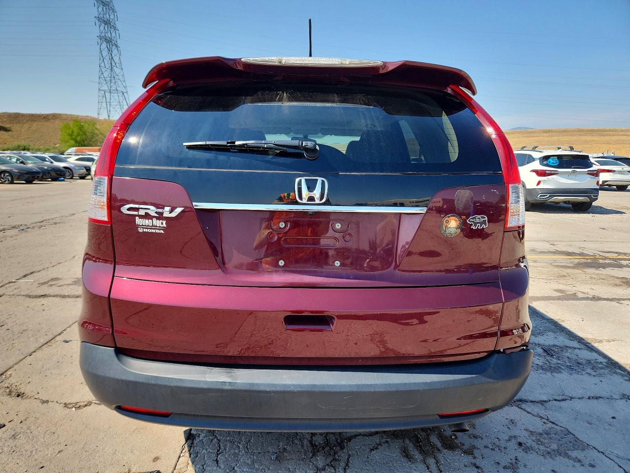 2013 Honda Cr-v Exl Maroon vin: 5J6RM3H74DL003352
