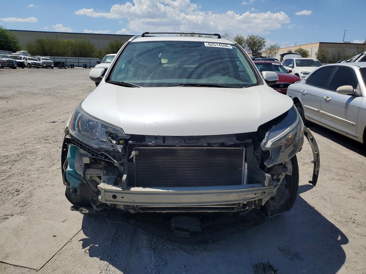 2013 Honda Cr-v Exl White vin: 5J6RM3H74DL003447