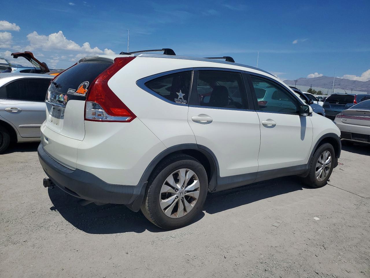 2013 Honda Cr-v Exl White vin: 5J6RM3H74DL003447