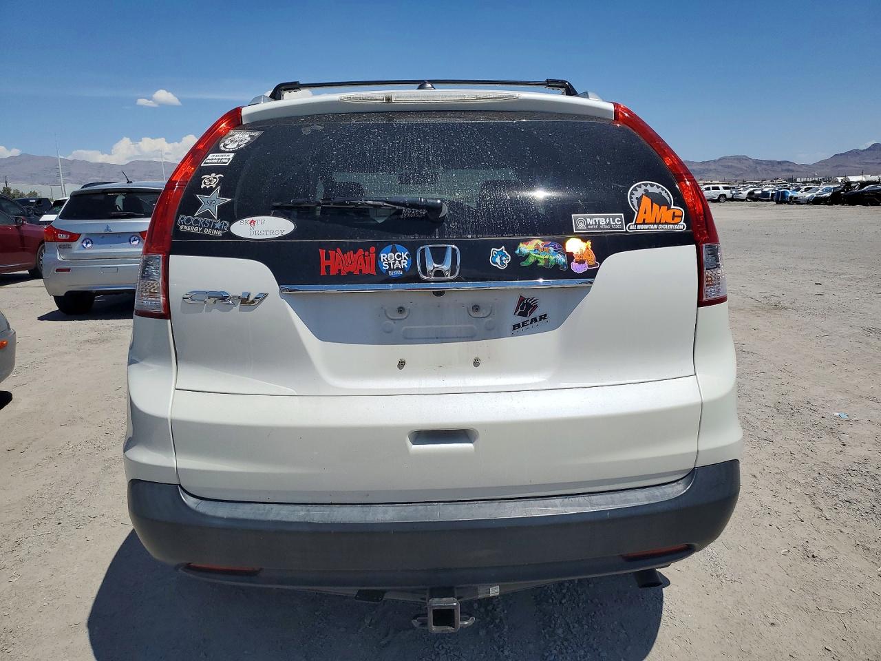 2013 Honda Cr-v Exl White vin: 5J6RM3H74DL003447