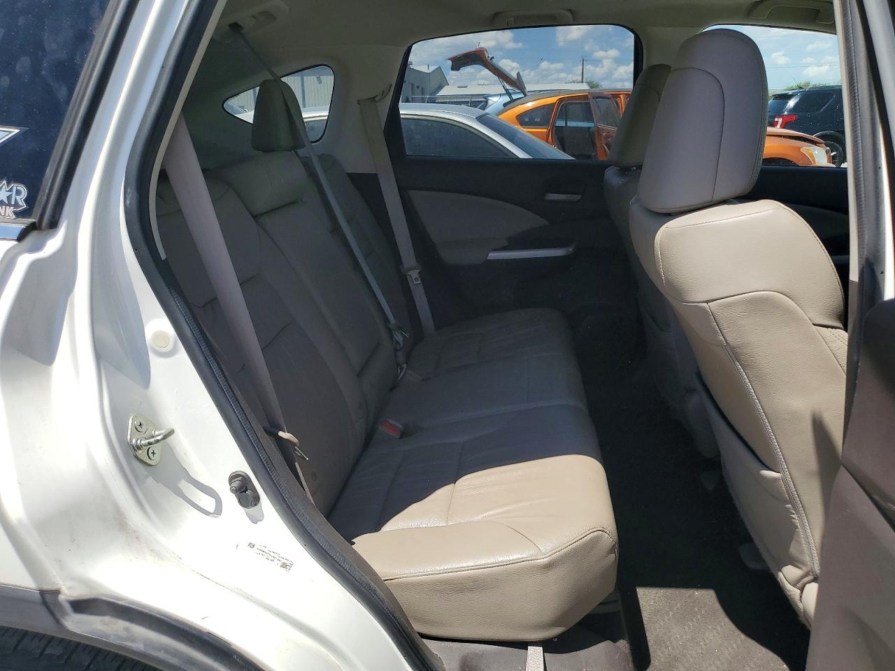 2013 Honda Cr-v Exl White vin: 5J6RM3H74DL003447