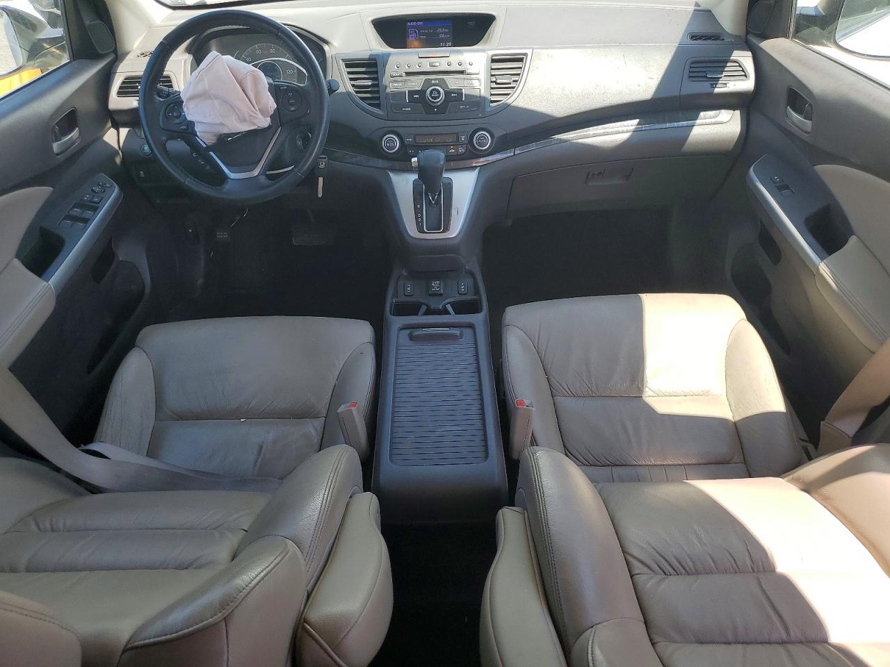 2013 Honda Cr-v Exl White vin: 5J6RM3H74DL003447